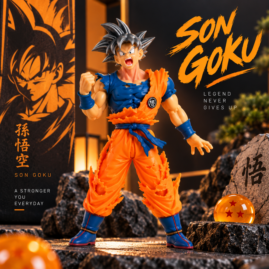 Son Goku Anime Action Figure – 17 cm Collectible Figure