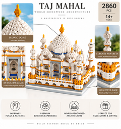 Taj Mahal Mini Block Building Set – 2860 Pieces