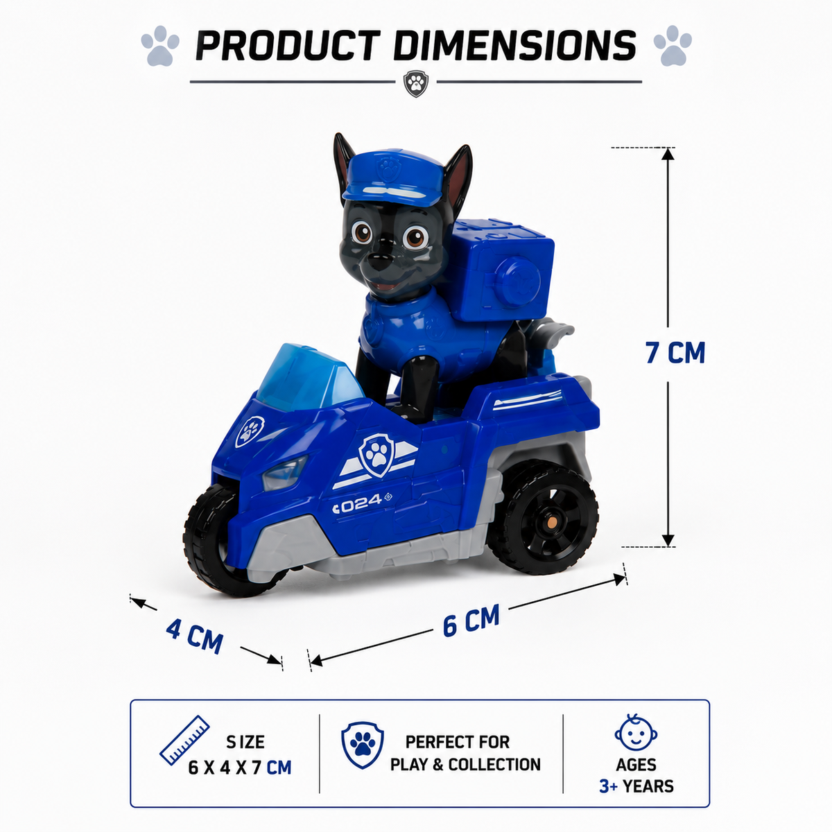 Rescue Team Pull-Back Alloy Character Vehicle – Assorted Designs