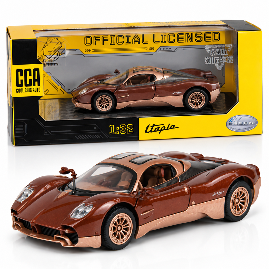 Pagani Utopia 1:32 Die-Cast Model Car with Pull-Back Action