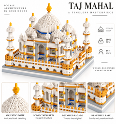 Taj Mahal Mini Block Building Set – 2860 Pieces