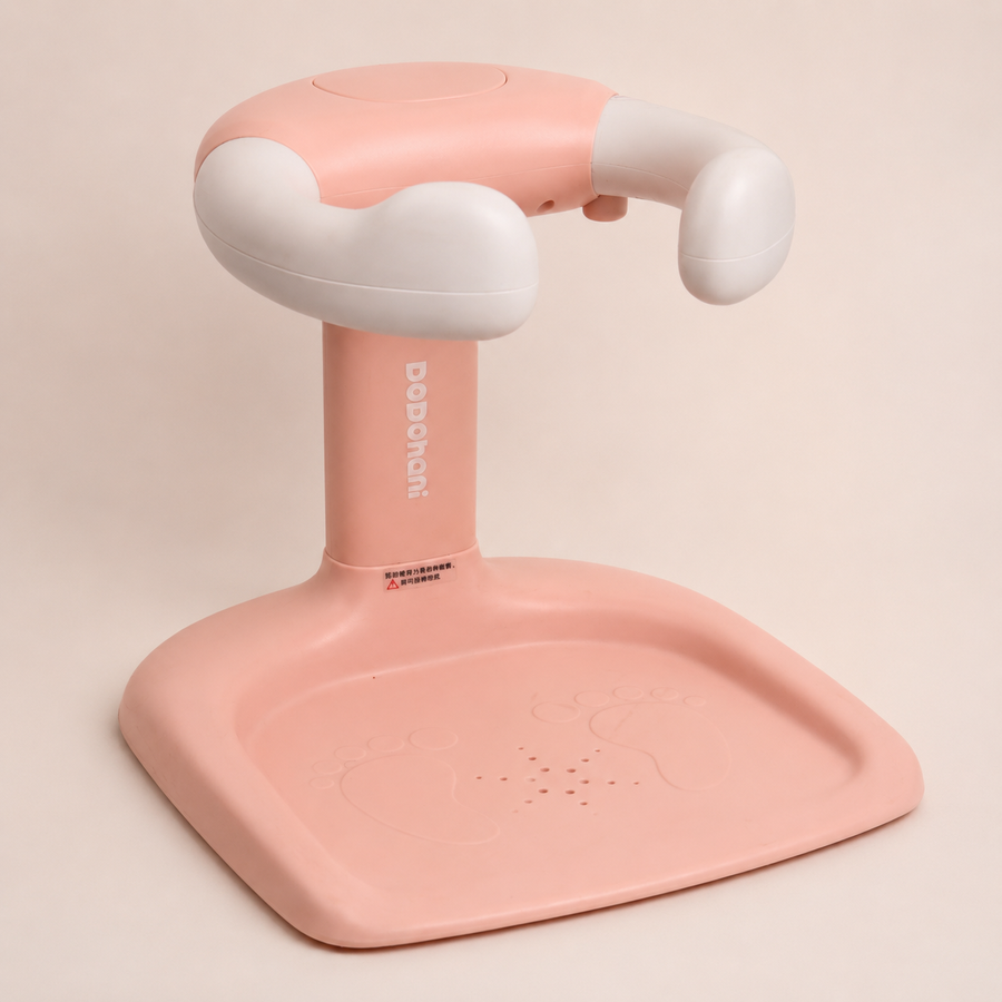 Baby Bath Support Stand with Anti-Slip Base – Pink