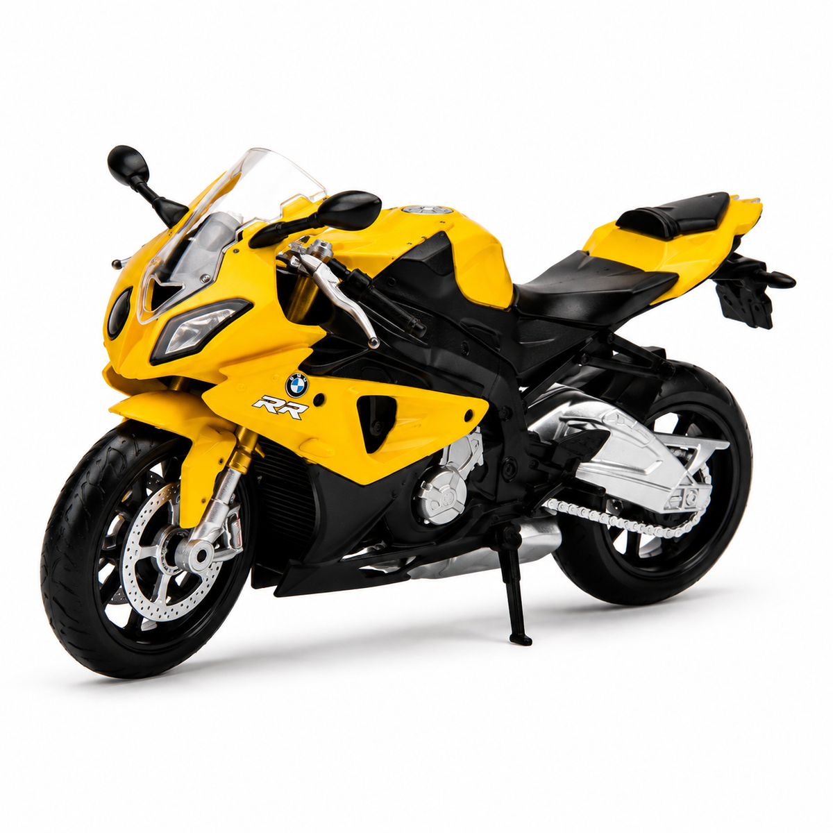 BMW S1000RR 1:12 Die-Cast Model Motorcycle – Yellow